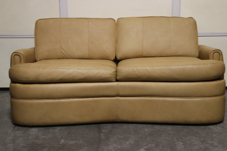 USED VILLA INTERNATIONAL BROWN PULL OUT SLEEPER SOFA RV FURNITURE FOR SALE RV Furniture 