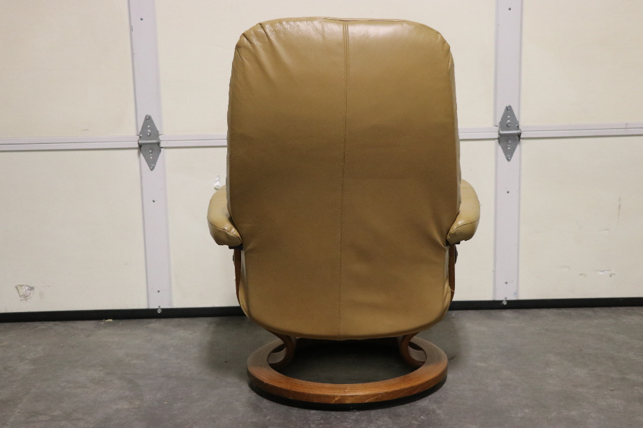 USED BROWN SWIVEL EURO CHAIR MOTORHOME FURNITURE FOR SALE RV Furniture 