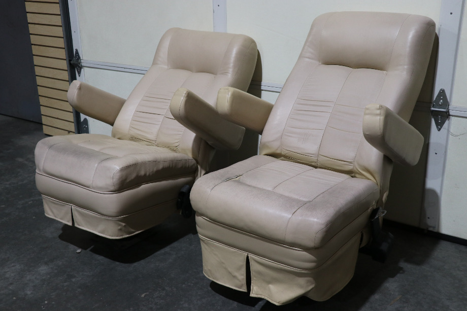 USED MOTORHOME CAPTAIN CHAIR SET FOR SALE RV Furniture 