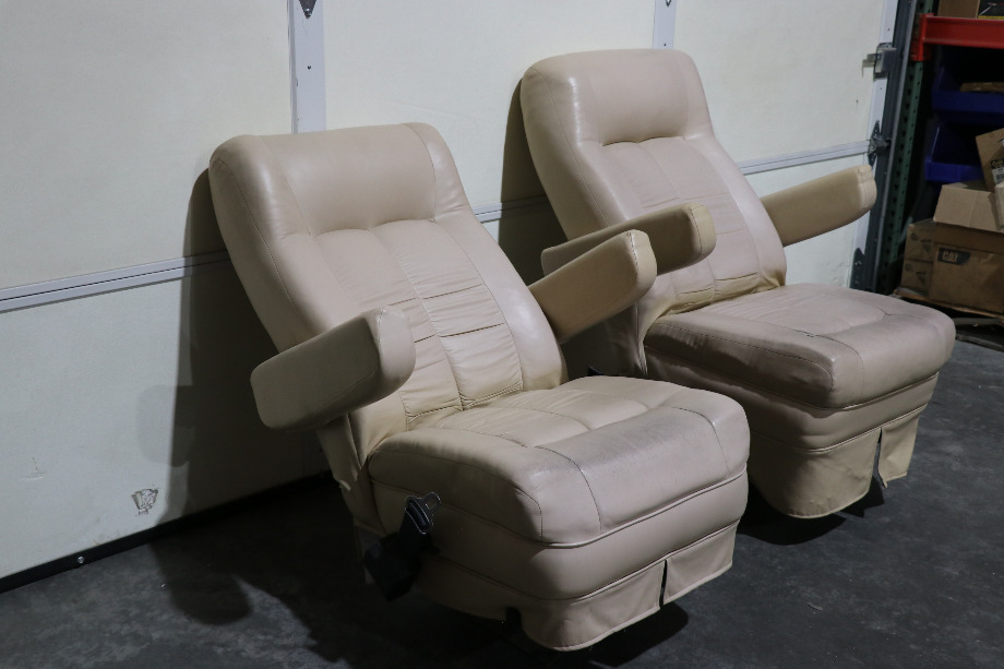 USED MOTORHOME CAPTAIN CHAIR SET FOR SALE RV Furniture 