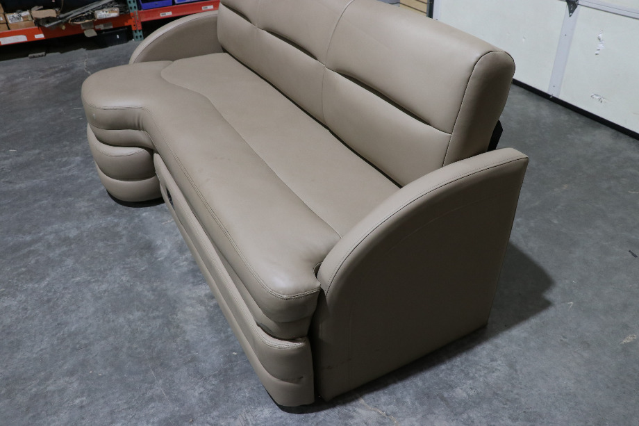 USED BROWN J LOUNGE SLEEPER SOFA MOTORHOME FURNITURE FOR SALE RV Furniture 