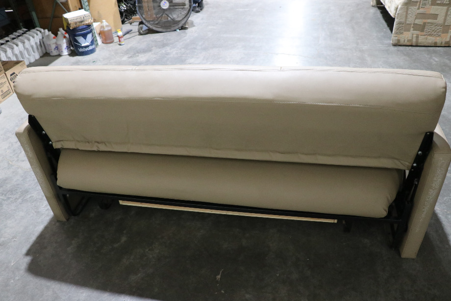 USED BROWN J LOUNGE SLEEPER SOFA MOTORHOME FURNITURE FOR SALE RV Furniture 