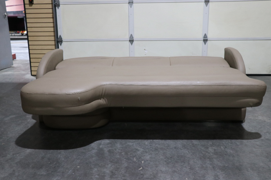 USED BROWN J LOUNGE SLEEPER SOFA MOTORHOME FURNITURE FOR SALE RV Furniture 