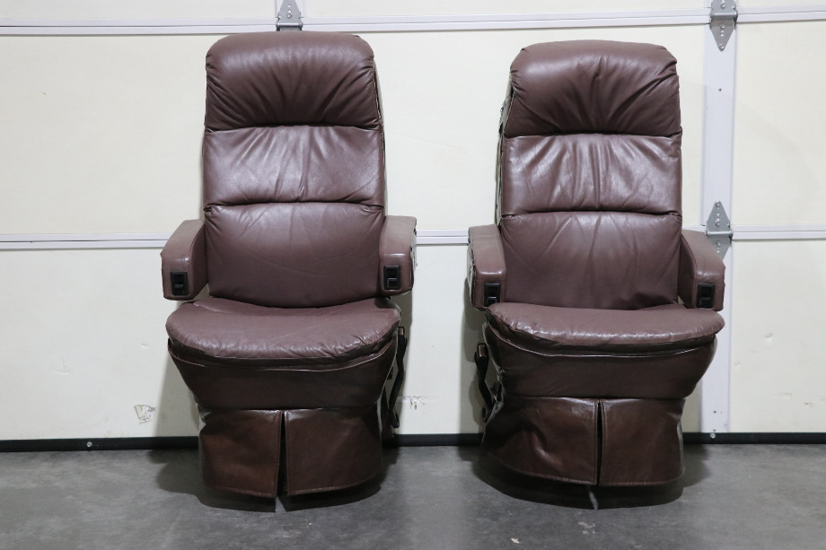 USED RV/MOTORHOME FLEXSTEEL CAPTAIN CHAIR SET FOR SALE RV Furniture 