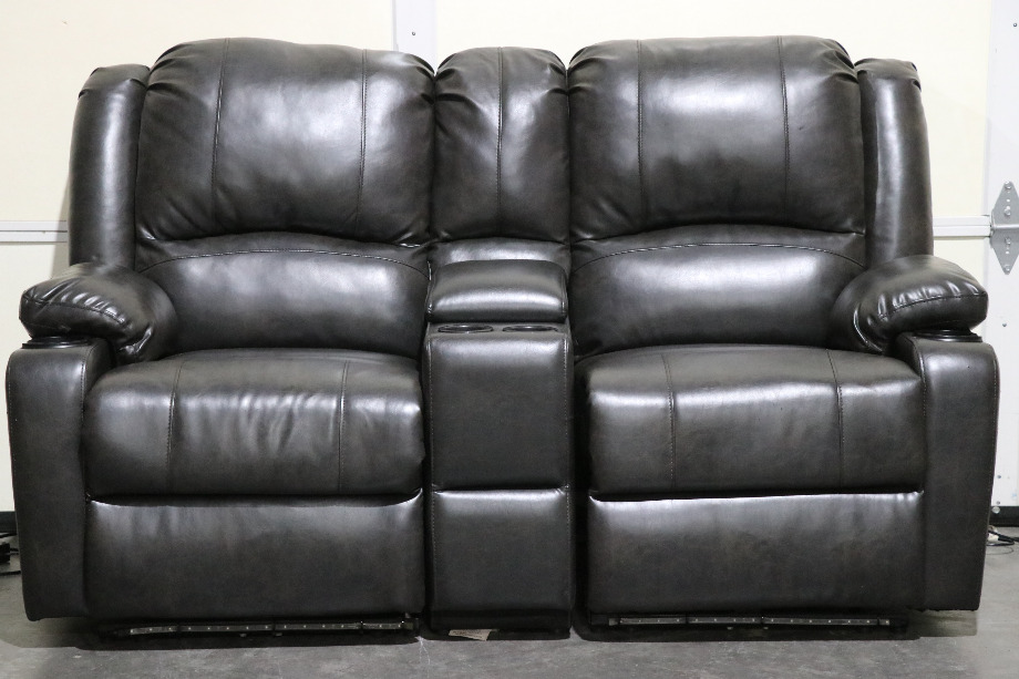 USED MOTORHOME THOMAS PAYNE ELECTRIC THEATER STYLE SOFA FOR SALE RV Furniture 