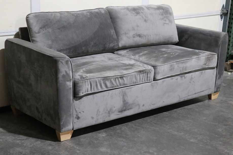 USED SUEDE SLEEPER SOFA MOTORHOME FURNITURE FOR SALE RV Furniture 