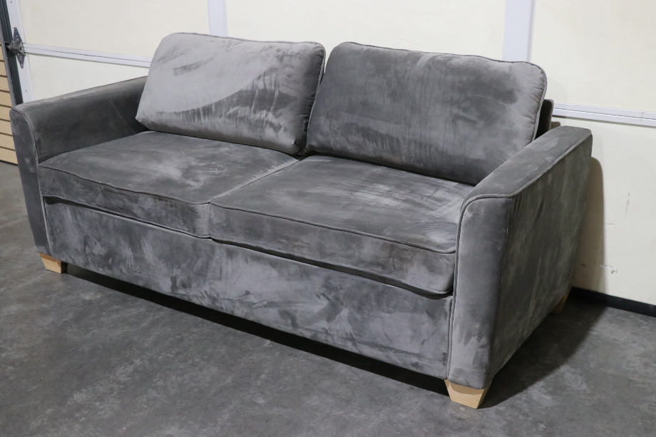 USED SUEDE SLEEPER SOFA MOTORHOME FURNITURE FOR SALE RV Furniture 